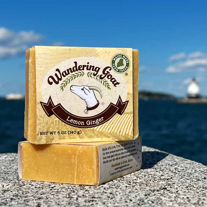 Lemon Ginger Goat's Milk Soap - Lisa-Marie's Made in Maine